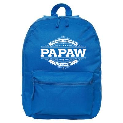 Papaw Myth Legend Father Dad Uncle Gift Idea Gift 16 in Basic Backpack