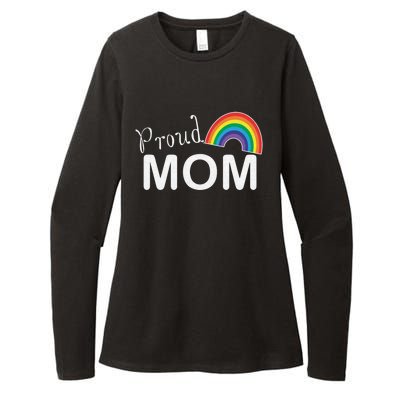 Proud Mom Lgbtq Month Lgbt Mom Son Daughter Cute Gift Womens CVC Long Sleeve Shirt