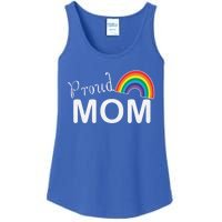 Proud Mom Lgbtq Month Lgbt Mom Son Daughter Cute Gift Ladies Essential Tank