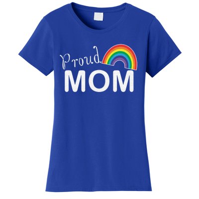 Proud Mom Lgbtq Month Lgbt Mom Son Daughter Cute Gift Women's T-Shirt