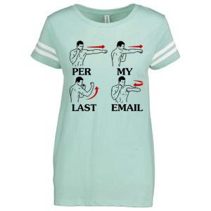 Per My Last Email Funny Enza Ladies Jersey Football T-Shirt