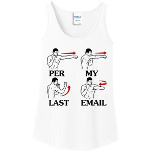 Per My Last Email Funny Ladies Essential Tank