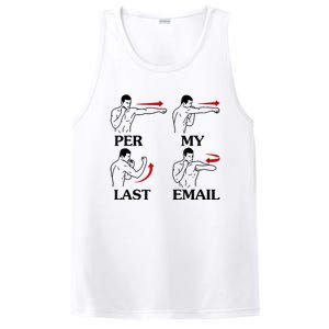 Per My Last Email Funny PosiCharge Competitor Tank