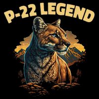 P-22 Mountain Lion Silver Lake P22 Drawstring Bag