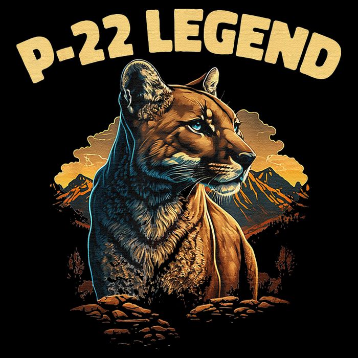 P-22 Mountain Lion Silver Lake P22 Drawstring Bag