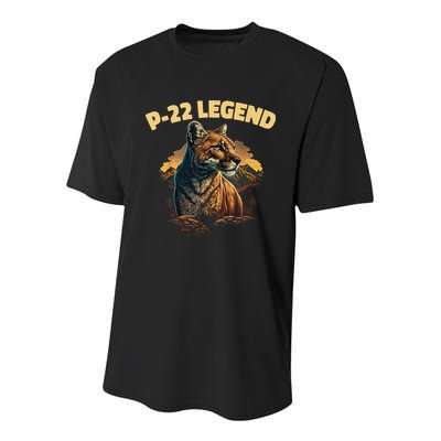 P-22 Mountain Lion Silver Lake P22 Youth Performance Sprint T-Shirt