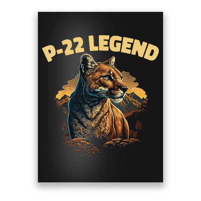 P-22 Mountain Lion Silver Lake P22 Poster