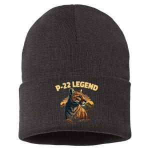 P-22 Mountain Lion Silver Lake P22 Sustainable Knit Beanie