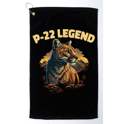 P-22 Mountain Lion Silver Lake P22 Golf Towel