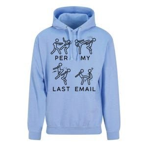 Per My Last Email Funny Sarcastic Unisex Surf Hoodie