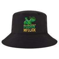 Pushing My Luck Funny Wheel Loader St Paddy’S Day Meaningful Gift Cool Comfort Performance Bucket Hat