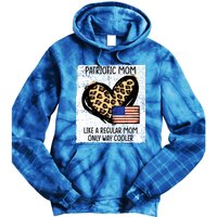 Patriotic Mom Like A Regular American Mom Cute Gift Tie Dye Hoodie