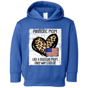 Patriotic Mom Like A Regular American Mom Cute Gift Toddler Hoodie