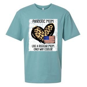 Patriotic Mom Like A Regular American Mom Cute Gift Sueded Cloud Jersey T-Shirt