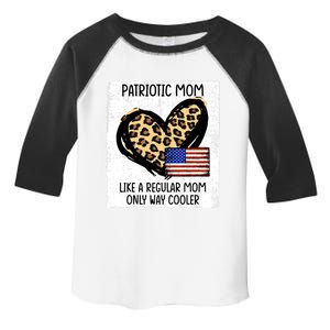 Patriotic Mom Like A Regular American Mom Cute Gift Toddler Fine Jersey T-Shirt