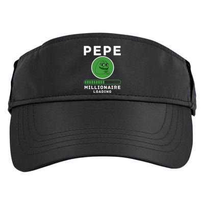 Pepe Millionaire Loading Crypto Meme Shitcoin Adult Drive Performance Visor