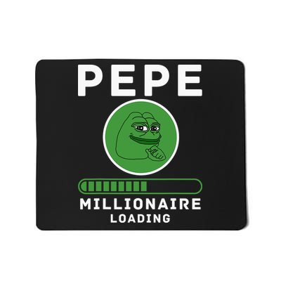 Pepe Millionaire Loading Crypto Meme Shitcoin Mousepad