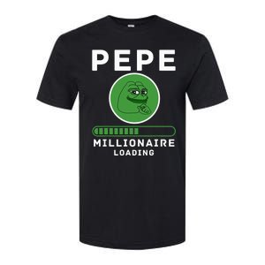 Pepe Millionaire Loading Crypto Meme Shitcoin Softstyle CVC T-Shirt