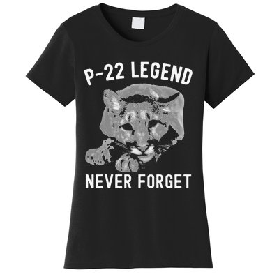 P-22 Mountain Lion Never Forget P-22 Exotic Animals Women's T-Shirt