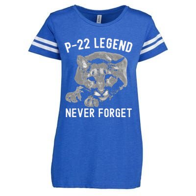 P-22 Mountain Lion Never Forget P-22 Exotic Animals Enza Ladies Jersey Football T-Shirt