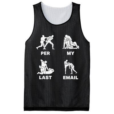 Per My Last Email Mesh Reversible Basketball Jersey Tank
