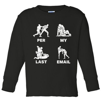 Per My Last Email Toddler Long Sleeve Shirt