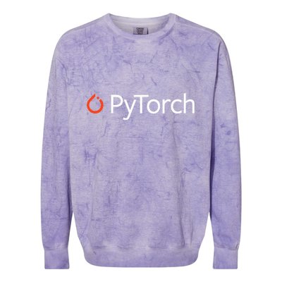 Pytorch Machine Learning Software For Developers Coders Colorblast Crewneck Sweatshirt
