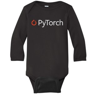 Pytorch Machine Learning Software For Developers Coders Baby Long Sleeve Bodysuit