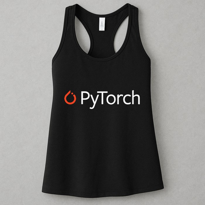 Pytorch Machine Learning Software For Developers Coders Women's Racerback Tank