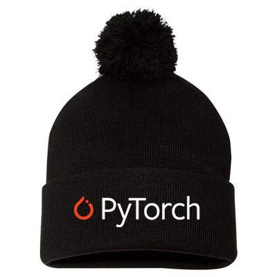 Pytorch Machine Learning Software For Developers Coders Pom Pom 12in Knit Beanie