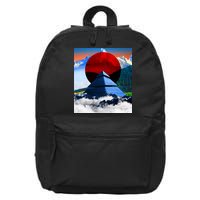 Pyramid Mountain Landscape Art 16 in Basic Backpack