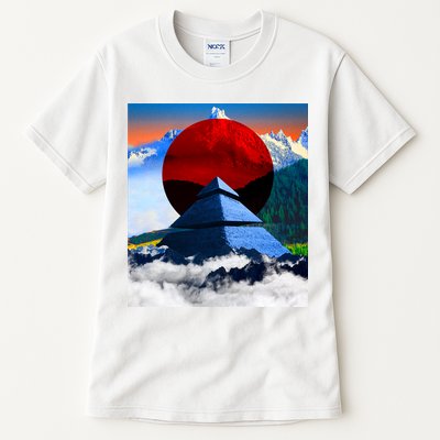 Pyramid Mountain Landscape Art Tall T-Shirt