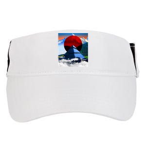 Pyramid Mountain Landscape Art Adult Drive Performance Visor