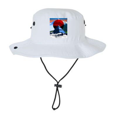 Pyramid Mountain Landscape Art Bucket Hat