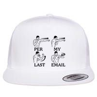 Per My Last Email Funny Flat Bill Trucker Hat