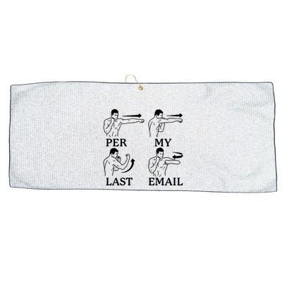 Per My Last Email Funny Large Microfiber Waffle Golf Towel