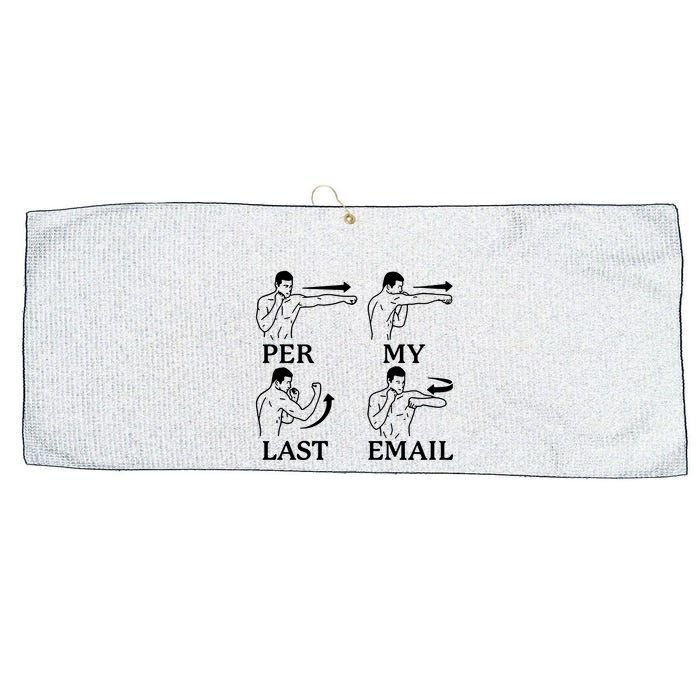 Per My Last Email Funny Large Microfiber Waffle Golf Towel