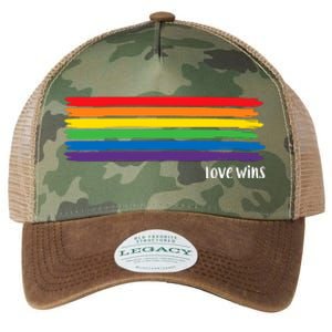 Pride Month Love Wins Rainbow Legacy Tie Dye Trucker Hat