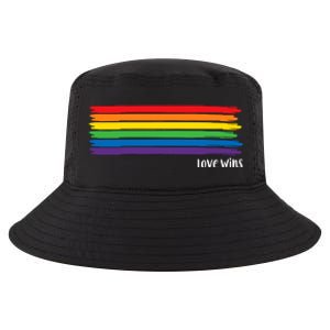 Pride Month Love Wins Rainbow Cool Comfort Performance Bucket Hat