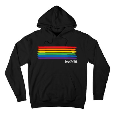 Pride Month Love Wins Rainbow Hoodie