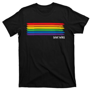 Pride Month Love Wins Rainbow T-Shirt