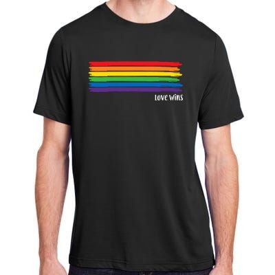 Pride Month Love Wins Rainbow Adult ChromaSoft Performance T-Shirt