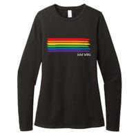 Pride Month Love Wins Rainbow Womens CVC Long Sleeve Shirt