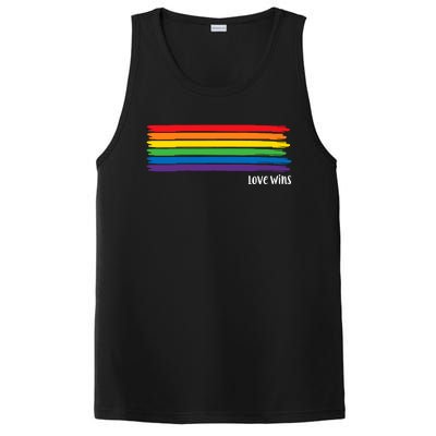 Pride Month Love Wins Rainbow PosiCharge Competitor Tank