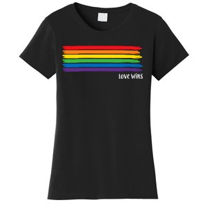 Pride Month Love Wins Rainbow Women's T-Shirt