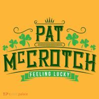 Pat Mccrotch Luck Of The Irish Funny St Patricks Day Pom Pom 12in Knit Beanie