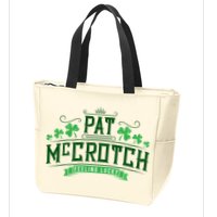 Pat Mccrotch Luck Of The Irish Funny St Patricks Day Zip Tote Bag