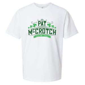 Pat Mccrotch Luck Of The Irish Funny St Patricks Day Sueded Cloud Jersey T-Shirt