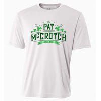 Pat Mccrotch Luck Of The Irish Funny St Patricks Day Cooling Performance Crew T-Shirt