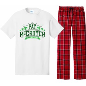 Pat Mccrotch Luck Of The Irish Funny St Patricks Day Pajama Set